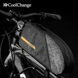 Bicycle Bag Waterproof Large Capacity Portable Cycling Front Tube Bag Outdoor Sports Pannier Pouch Bike Accessories