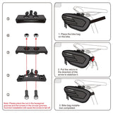 Bicycle Saddle Bag Waterproof MTB Bike Rear Bag Reflective Cycling Rear Seat Tail Large Bag Bike Accessories
