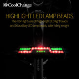 Bike Light USB Rechargeable Lamp Cycling LED Waterproof Powerful MTB Rear Tail  Lights Taillight Bicycle Accessories