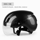 Cycling Helmet with Goggles EPS Ultralight Integrally-molded Bicycle Helmet MTB Road Bike Helmet Men Casco Ciclismo
