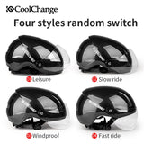 Cycling Helmet with Goggles EPS Ultralight Integrally-molded Bicycle Helmet MTB Road Bike Helmet Men Casco Ciclismo