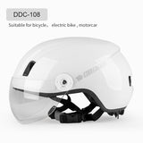 Cycling Helmet with Goggles EPS Ultralight Integrally-molded Bicycle Helmet MTB Road Bike Helmet Men Casco Ciclismo