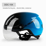 Cycling Helmet with Goggles EPS Ultralight Integrally-molded Bicycle Helmet MTB Road Bike Helmet Men Casco Ciclismo