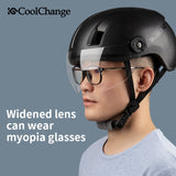 Cycling Helmet with Goggles EPS Ultralight Integrally-molded Bicycle Helmet MTB Road Bike Helmet Men Casco Ciclismo