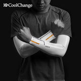 Ice Fabric Summer UV Protection Running Arm Sleeves Breathable Basketball Fitness Sport Cycling Outdoor Arm Warmers