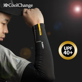 Ice Fabric Summer UV Protection Running Arm Sleeves Breathable Basketball Fitness Sport Cycling Outdoor Arm Warmers