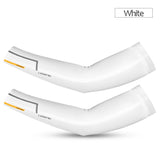 Ice Fabric Summer UV Protection Running Arm Sleeves Breathable Basketball Fitness Sport Cycling Outdoor Arm Warmers