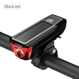 Bike Light Waterproof USB Rechargable Torch Cycling Horn Light Headlight Night Riding Safety Bicycle Light Bell