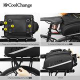 Waterproof Bicycle Bag 35L Multifunction Portable Cycling Rear Seat Tail Bag Bike Bag Shoulder Handbag Accessories