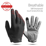 Windproof Cycling Gloves Full Finger Sport Riding MTB Bike Gloves Touch Screen Winter Autumn Bicycle Gloves Man Woman