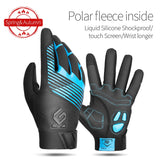 Windproof Cycling Gloves Full Finger Sport Riding MTB Bike Gloves Touch Screen Winter Autumn Bicycle Gloves Man Woman