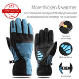 Windproof Cycling Gloves Full Finger Sport Riding MTB Bike Gloves Touch Screen Winter Autumn Bicycle Gloves Man Woman