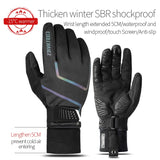 Windproof Cycling Gloves Full Finger Sport Riding MTB Bike Gloves Touch Screen Winter Autumn Bicycle Gloves Man Woman