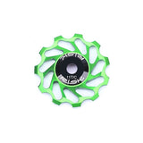 Cycling MTB Mountain Road Bike Bicycle 11T Rear Derailleur Jockey Wheel Tension Guide Pulley Ceramic Bearing Aluminum Alloy
