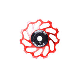 Cycling MTB Mountain Road Bike Bicycle 11T Rear Derailleur Jockey Wheel Tension Guide Pulley Ceramic Bearing Aluminum Alloy