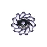 Cycling MTB Mountain Road Bike Bicycle 11T Rear Derailleur Jockey Wheel Tension Guide Pulley Ceramic Bearing Aluminum Alloy