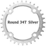 Deckas 104BCD Round Narrow Wide MTB Mountain Bicycle 32T 34T 36T 38T Crown Crankset Single Tooth Plate Parts 104 BCD