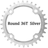 Deckas 104BCD Round Narrow Wide MTB Mountain Bicycle 32T 34T 36T 38T Crown Crankset Single Tooth Plate Parts 104 BCD