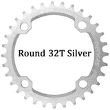 Deckas 104BCD Round Narrow Wide MTB Mountain Bicycle 32T 34T 36T 38T Crown Crankset Single Tooth Plate Parts 104 BCD