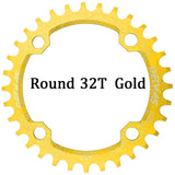 Deckas 104BCD Round Narrow Wide MTB Mountain Bicycle 32T 34T 36T 38T Crown Crankset Single Tooth Plate Parts 104 BCD