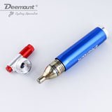 Bicycle CO2 Pump for 16 Gram Non Threaded Cartridge Bike Tire Ball Portable Inflator Dual Head Presta Schrader Valve