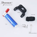Bicycle CO2 Pump for 16 Gram Non Threaded Cartridge Bike Tire Ball Portable Inflator Dual Head Presta Schrader Valve