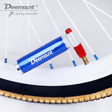 Bicycle CO2 Pump for 16 Gram Non Threaded Cartridge Bike Tire Ball Portable Inflator Dual Head Presta Schrader Valve