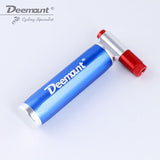 Bicycle CO2 Pump for 16 Gram Non Threaded Cartridge Bike Tire Ball Portable Inflator Dual Head Presta Schrader Valve