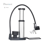 Floor Pump for Bicycle Inflation Bike Inflator 160PSI Gauge Foot Pedal External Hose F/V A/V
