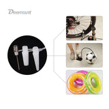 Floor Pump for Bicycle Inflation Bike Inflator 160PSI Gauge Foot Pedal External Hose F/V A/V