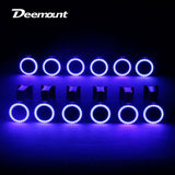 New Bicycle Tail Light Astrology Zodiac Sign Visual Warning Lamp USB Charge COB LED 7 Modes Mode Memory Blue Red Light
