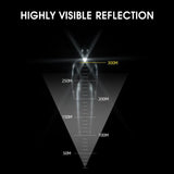 Bike Reflective Sign Cycling Triangle Tiny Reflector MTB Bicycle Reflective Warning Safety Decor