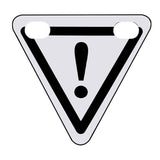 Bike Reflective Sign Cycling Triangle Tiny Reflector MTB Bicycle Reflective Warning Safety Decor