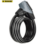 Bicycle Lock Anti-theft Cable Lock MTB Bike 1.5m Waterproof Cycle Cycling Motorcycle  Security Lock with reflective stripe