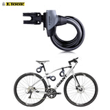Bicycle Lock Anti-theft Cable Lock MTB Bike 1.5m Waterproof Cycle Cycling Motorcycle  Security Lock with reflective stripe