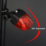 Bicycle Tail Light Self-powered IPX-4 Waterproof LED Bike Light Magnet Taillight Cycling Rear Light