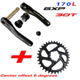 MTB Bike GXP Kurbel Aluminium Legierung Mit Boden Kurbel crank platte