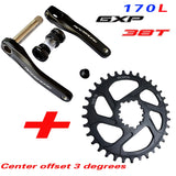 MTB Bike GXP Kurbel Aluminium Legierung Mit Boden Kurbel crank platte