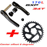 MTB Bike GXP Kurbel Aluminium Legierung Mit Boden Kurbel crank platte