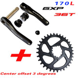 MTB Bike GXP Kurbel Aluminium Legierung Mit Boden Kurbel crank platte