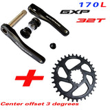 MTB Bike GXP Kurbel Aluminium Legierung Mit Boden Kurbel crank platte