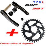 MTB Bike GXP Kurbel Aluminium Legierung Mit Boden Kurbel crank platte