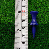 100 pcs/bag Assorted 37mm Plastic Step Down Golf Tees Height Control, golf tee