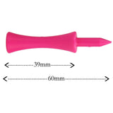 100pcs+60MM Plastic pink Golf castle ball Tees Golfer Club Practice Accessory