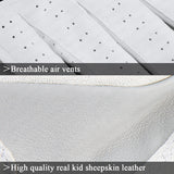 Golf Gloves 1 pc Genuine Lambskin+PU leather Gloves gift Left right hands with ball marker Sheepskin