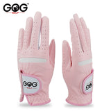 GOLF GLOVES Professional Breathable Pink soft Fabric For women left and right hand