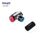 Giyo Bicycle CO2 Cartridge Pump Head Cycling Bike Ball Mini Portable Alloy Inflator Smart Head Fits Schrader & Presta Valve