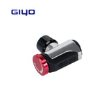 Giyo Bicycle CO2 Cartridge Pump Head Cycling Bike Ball Mini Portable Alloy Inflator Smart Head Fits Schrader & Presta Valve