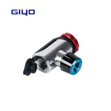 Giyo Bicycle CO2 Cartridge Pump Head Cycling Bike Ball Mini Portable Alloy Inflator Smart Head Fits Schrader & Presta Valve