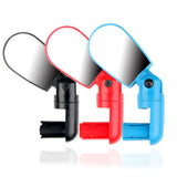 Glass Bike Rearview Mirror 360 Rotate Bicycle Cycling Road Mountain Bike Handlebar Wide Angle Rear View Mirrors